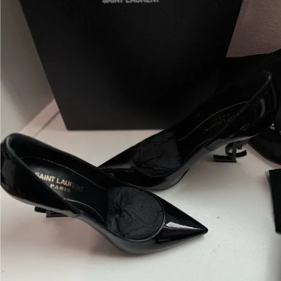 YSL OPYUM PUMPS IN PATENT LEATHER Size 36 - Picture 3 of 4